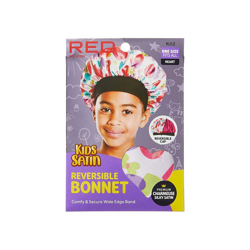 Kids Reversible Satin Bonnet- Premium Charmeuse Silky Satin