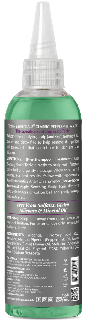 Design Essentials Peppermint & Aloe Soothing Scalp Tonic