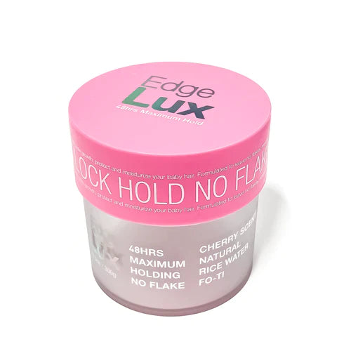 Lux Collection EDGE LUX 48 Hour Maximum Hold No Flaking Natural Ingredients Conditioning Hair Gel