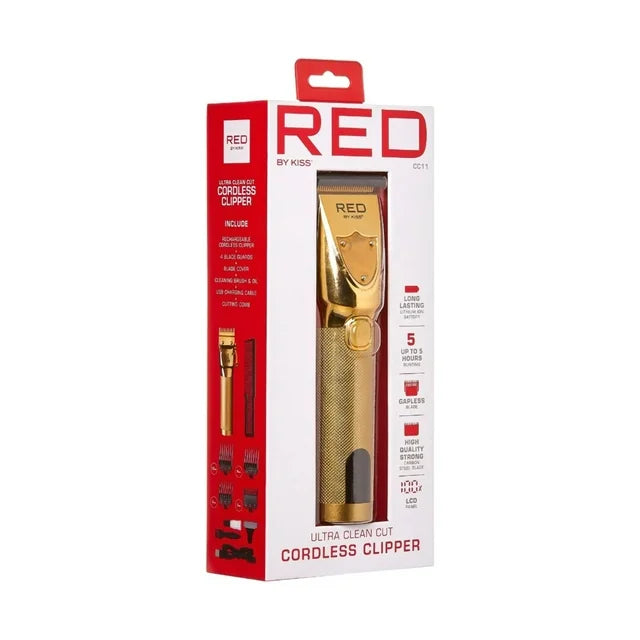 Ultra Clean Cut Cordless Clipper by Red by Kiss