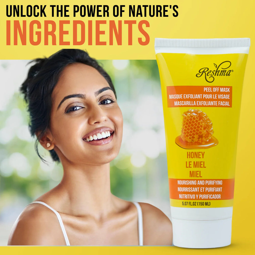 Reshma Nourishing & Purifying Peel Off Mask- Honey, 5.07 oz
