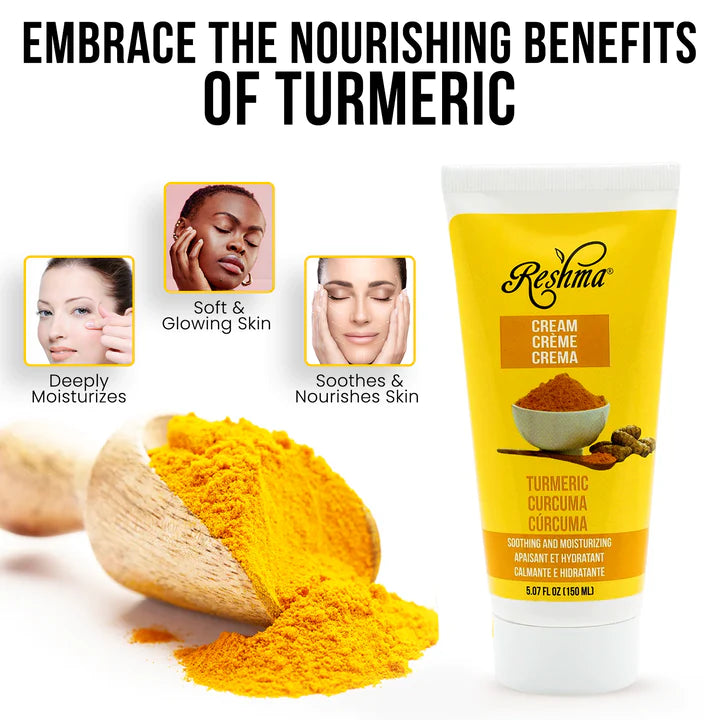 Reshma Beauty Turmeric Cream- Soothing & Moisturizing - 5.07 oz