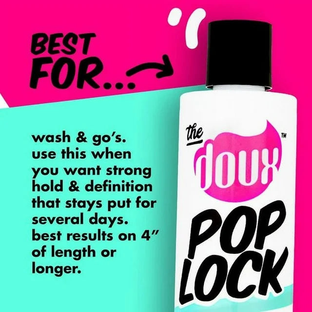 The Doux Pop Lock Curl Forming Glaze - 8 oz