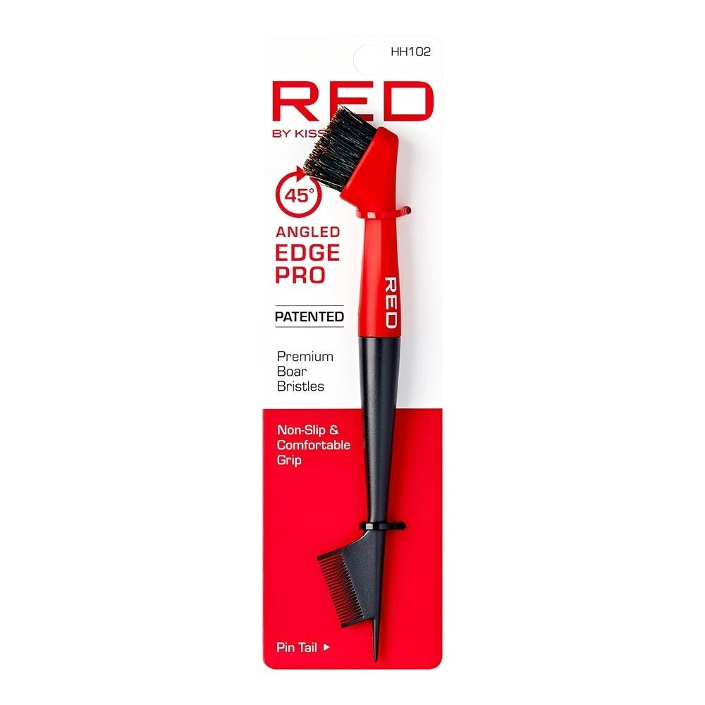 45° Angled Edge Pro Brush with Pin Tail by Red by Kiss