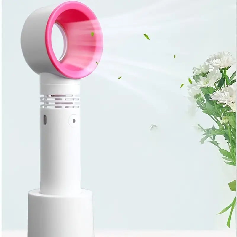 USB Rechargeable Bladeless Handheld Travel Fan