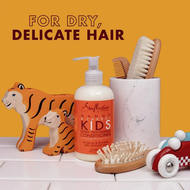 SheaMoisture Kids Conditioner For Kids Hair Mango And Carrot Sulfate Free Conditioner