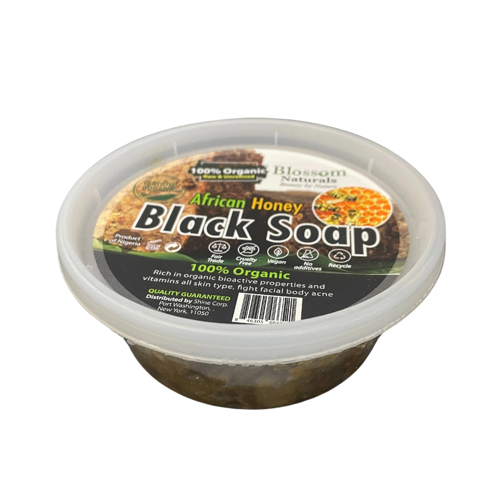Blossom Naturals 100% Organic African HONEY Black Soap
