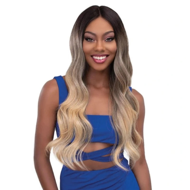 Janet Melt Collection Natural Deep Parting HD Lace Premium Synthetic Wig: Bella