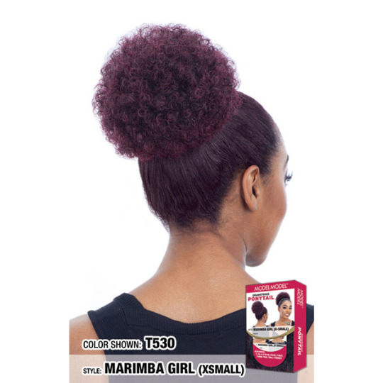 Model Model Marimba Girl Drawstring Ponytail