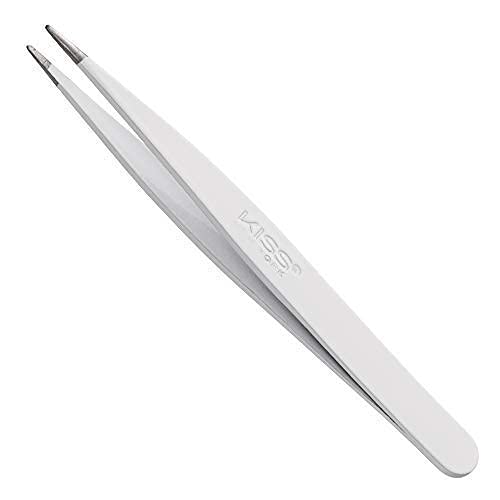 Kiss Point Tip Tweezer, Ultra-thin precision tips, Stainless Steel
