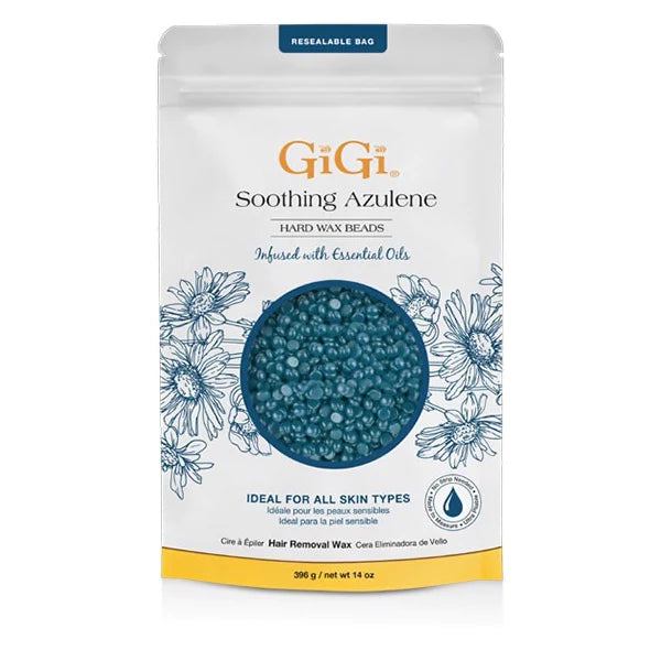 Gigi Soothing Azulene Wax Beads - Infused with Essential Oils 14 oz