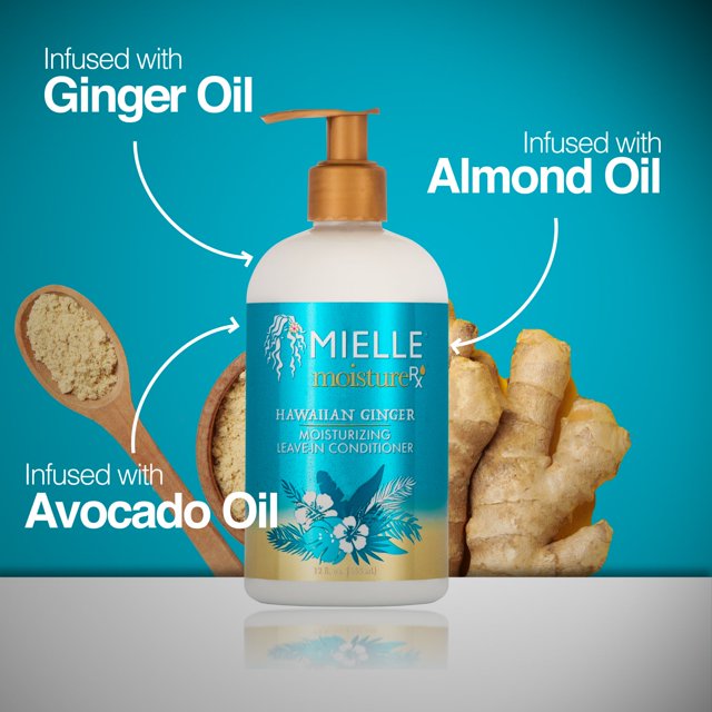 Mielle Organics Moisture RX Hawaiian Ginger Moisturizing Leave-In Conditioner 