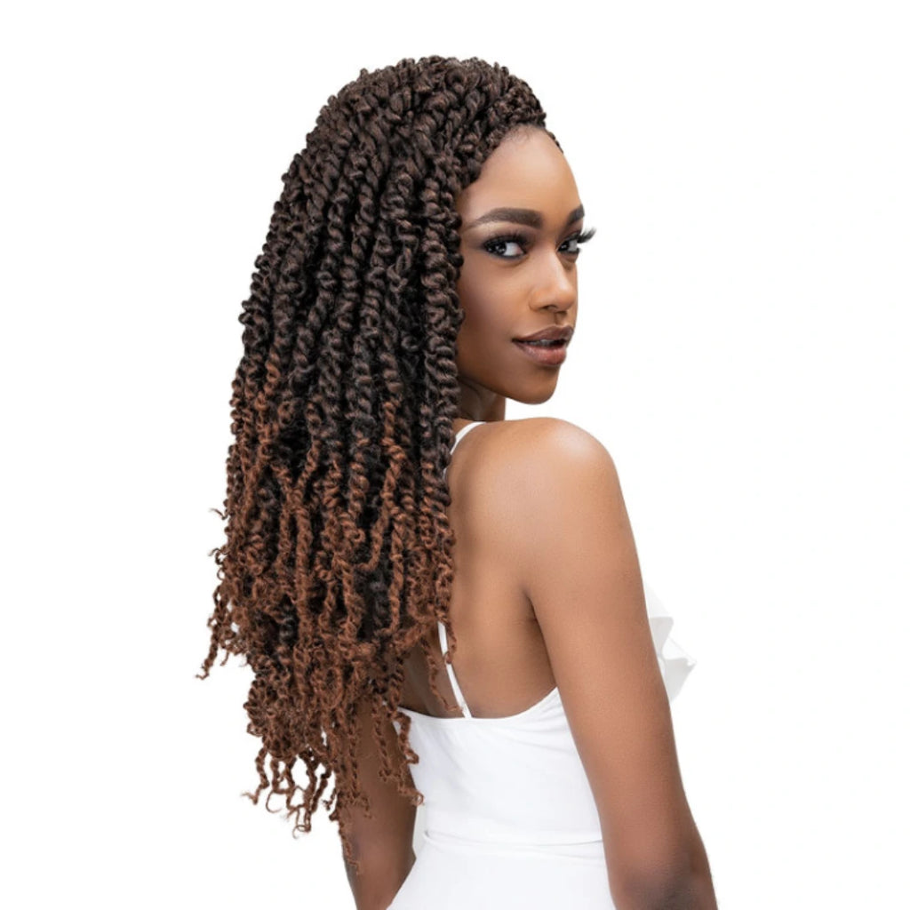 Janet Collection Nala Tress Passion Plait Twist Crochet Hair - 18"