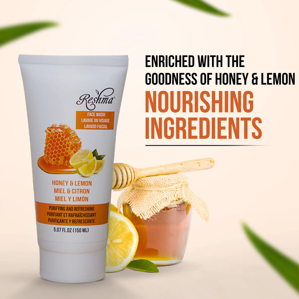 Reshma Honey & Lemon Face Wash - 5.07 oz