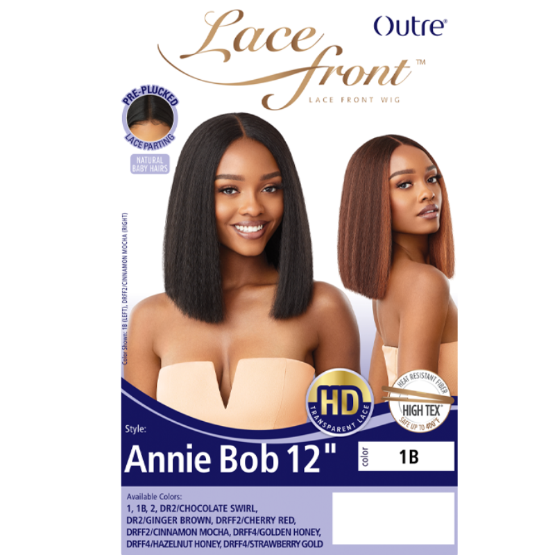 Lace Front Wig  Annie Bob Wig 12" Inches