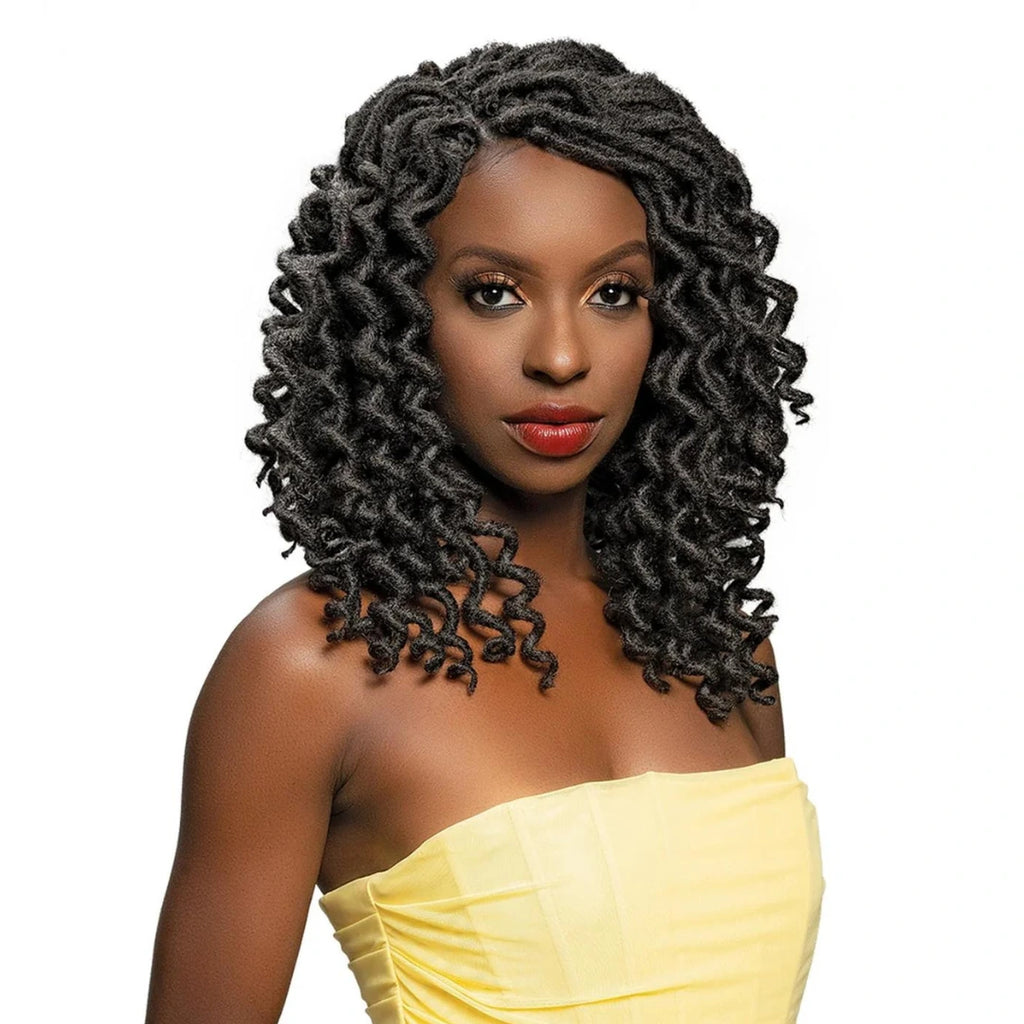 Femi Collection Lova Tress Premium Edition 3X's Curly Crochet Hair Locs 