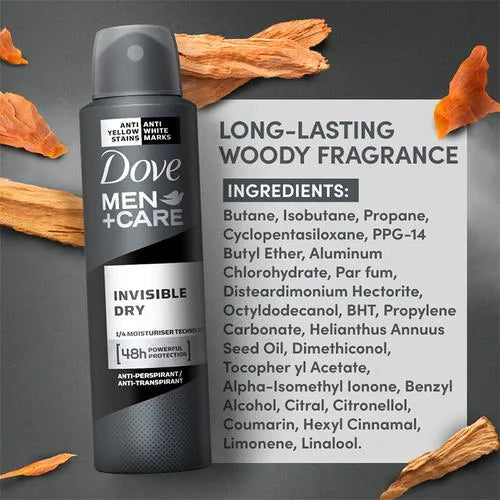 Dove Men+Care Dry Spray Antiperspirant 48 Hr Powerful Protection- 5.07 oz
