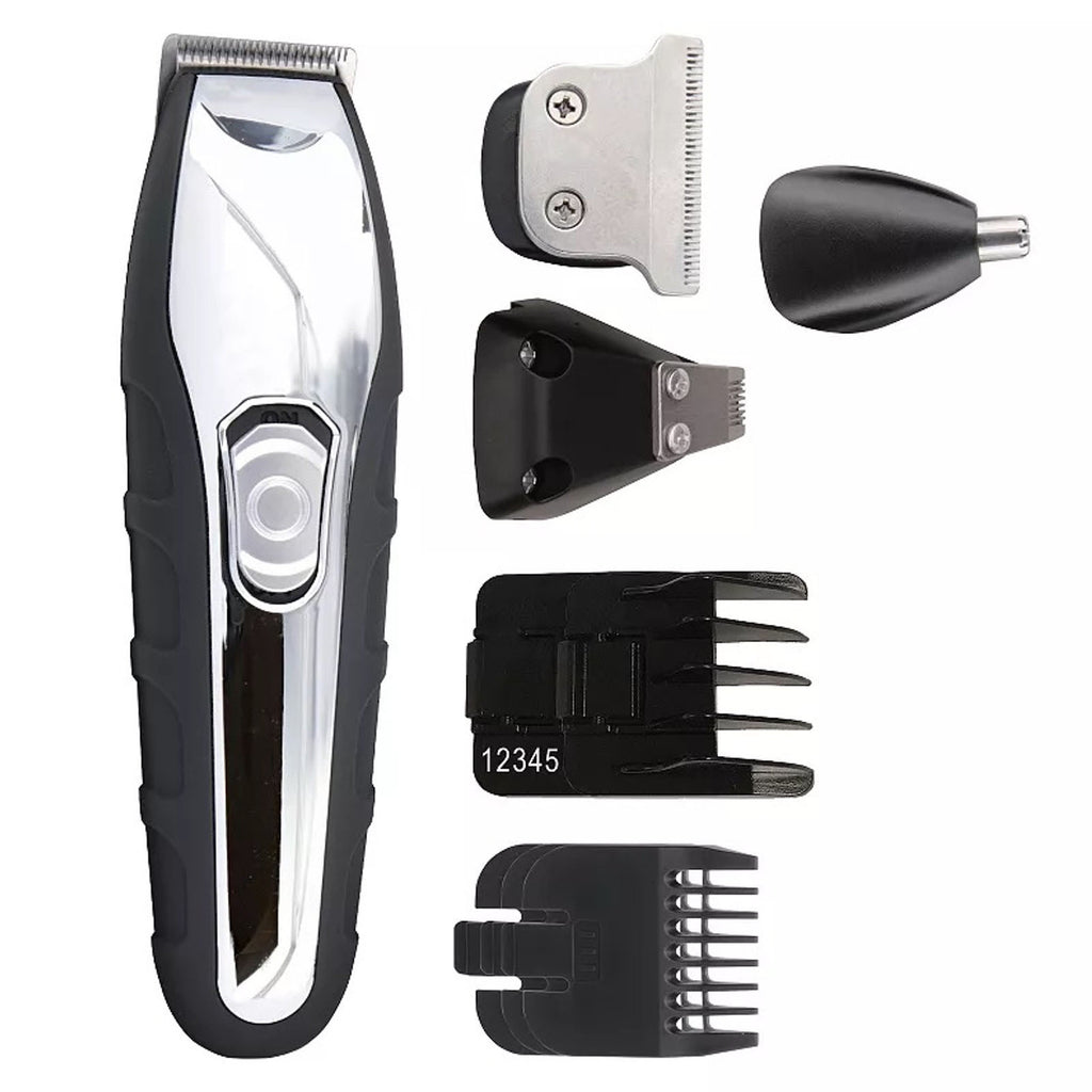 BARBASOL Rechargeable 8-Piece All-in-1 Men's Grooming Kit
