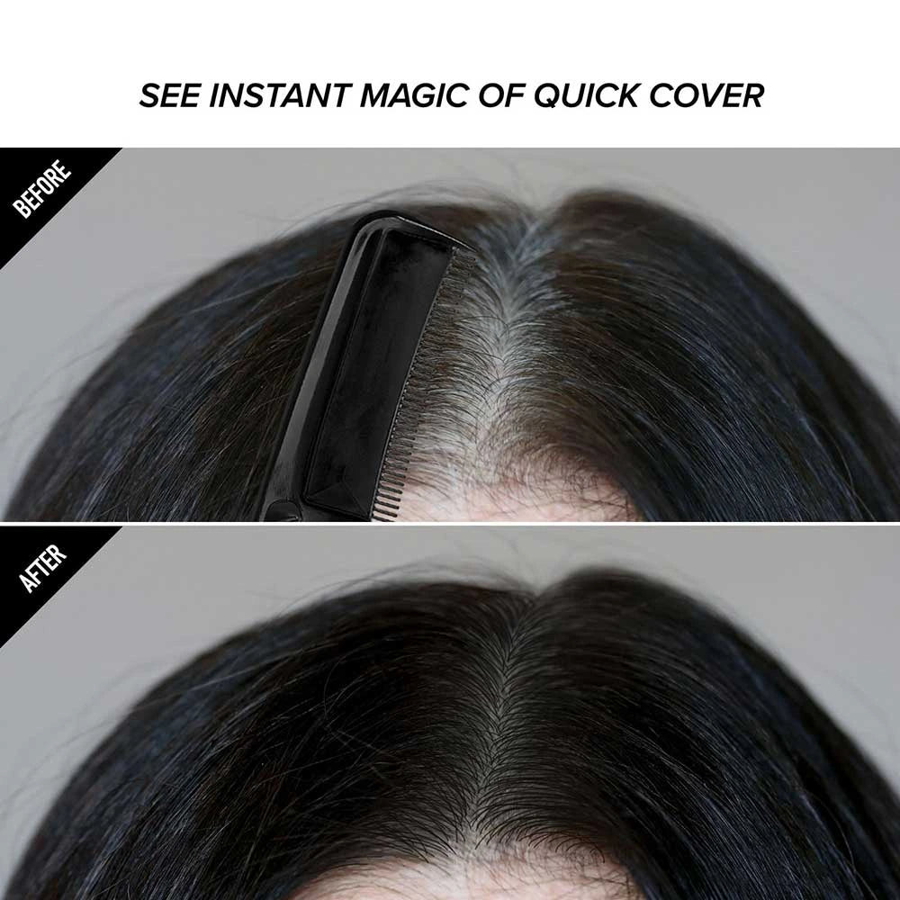 Kiss Quick Cover Brush-In Hair Color Root Touch Up Comb 