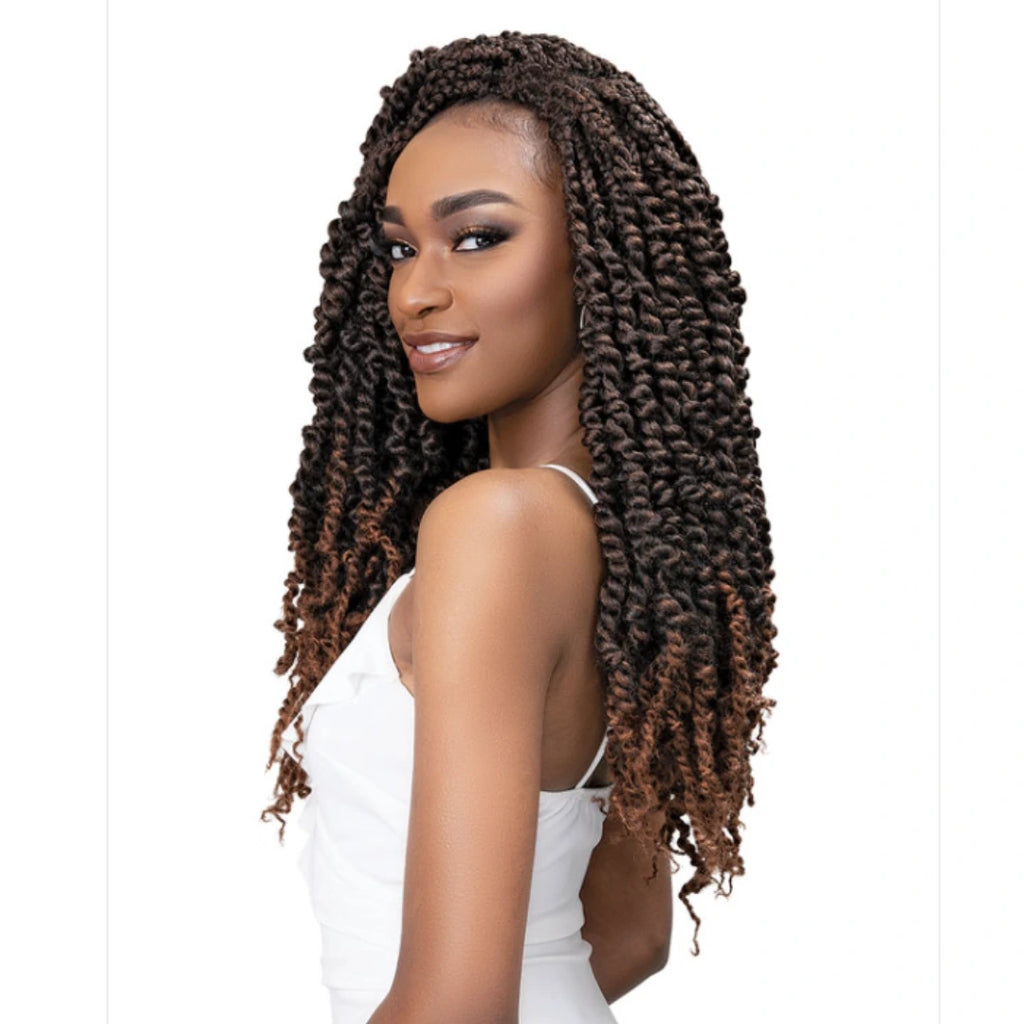 Janet Collection Nala Tress Passion Plait Twist Crochet Hair - 18"