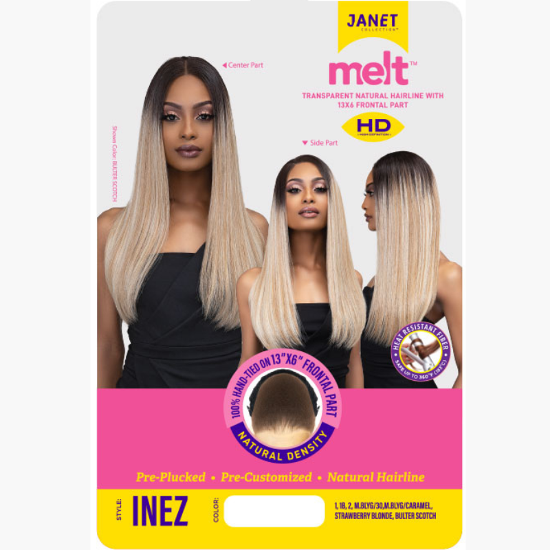 Melt HD Natural Hairline 13X6 Lace Wig- Inez