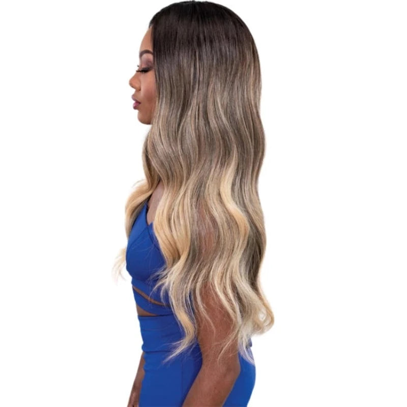 Janet Melt Collection Natural Deep Parting HD Lace Premium Synthetic Wig: Bella