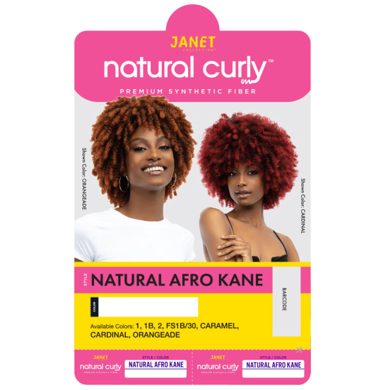 Natural Afro Wig: Kane