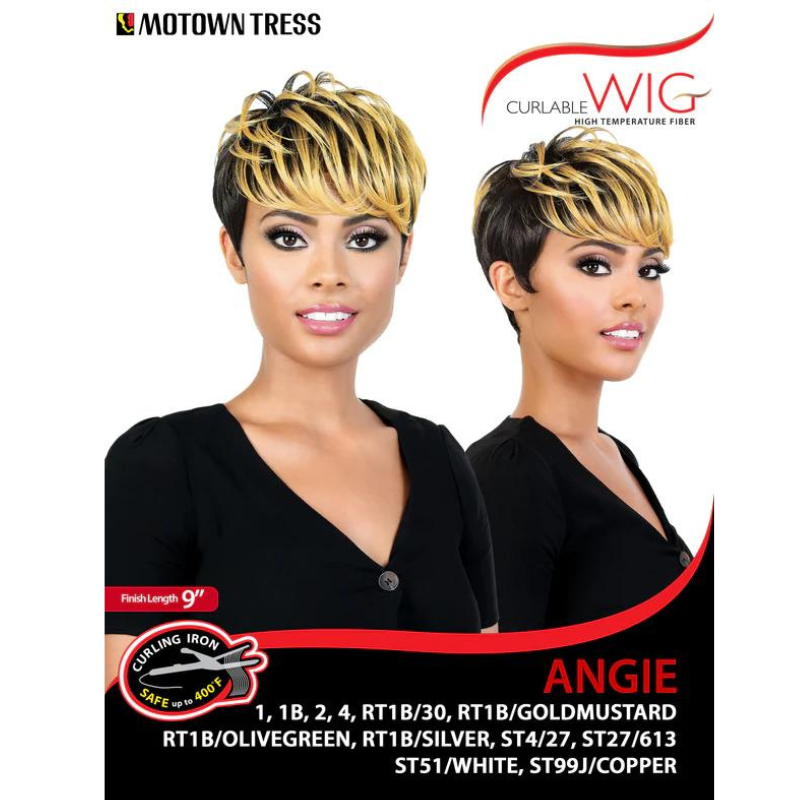 Motown Tress High Temperature Fiber Curlable Wig- Angie Success