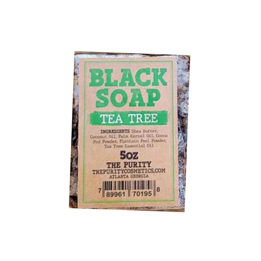 The Purity Black Soap - Tea Tree - 5 oz