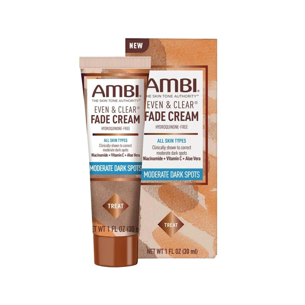 AMBI Even & Clear Fade Cream - All Skin Types Moderate Dark Spots 1 oz