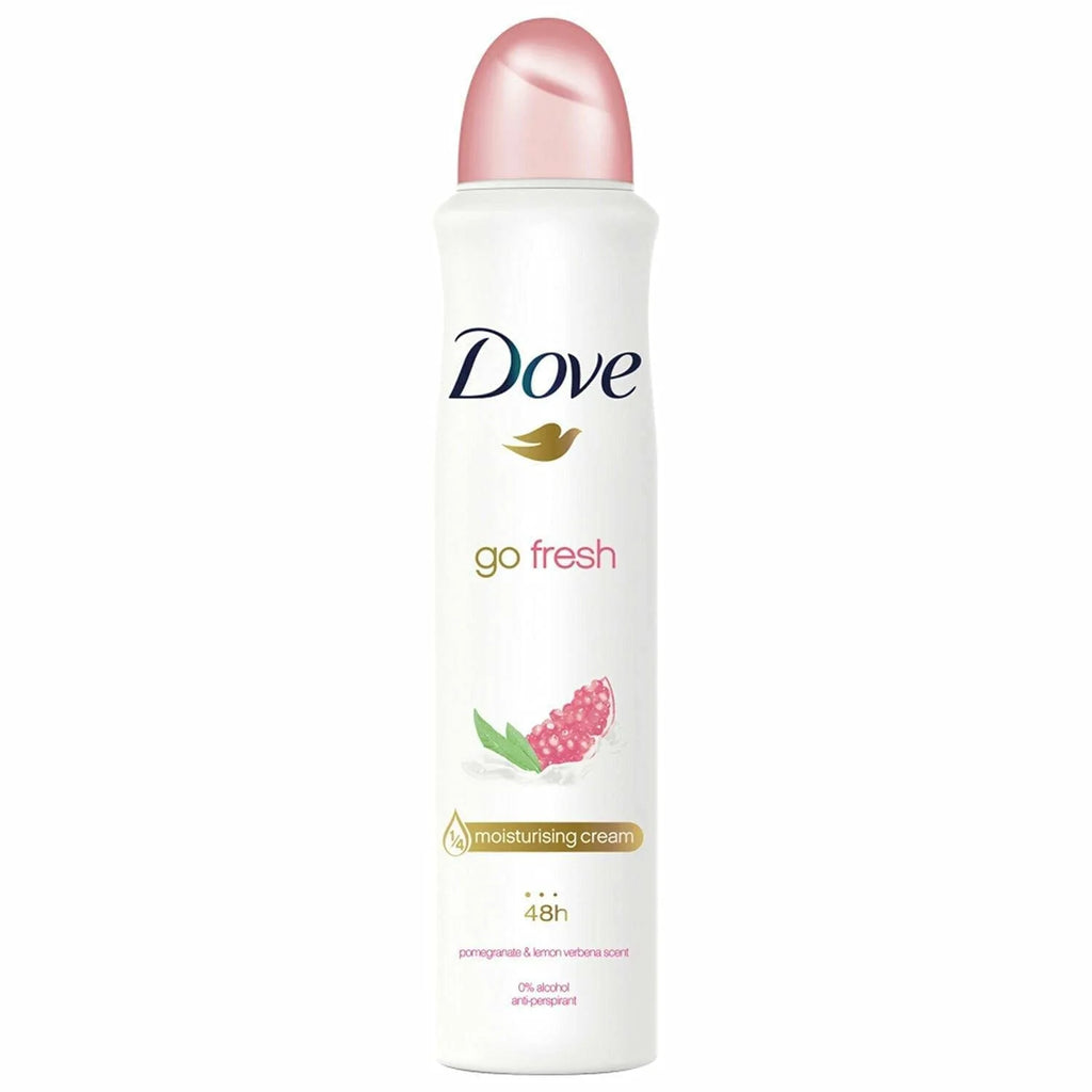 Dove Go Fresh Antiperspirant Body Spray Pomegranate & Lemon Verbena - 250 ML 8.45 oz
