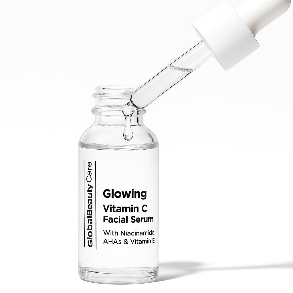 Dropper of Global Beauty Care Vitamin C Niacinamide Serum showing texture