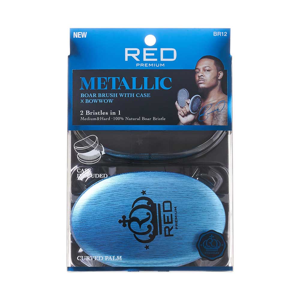 BOW WOW X Pocket Wave Premium Metallic 2-in-1 Boar Brush with Case