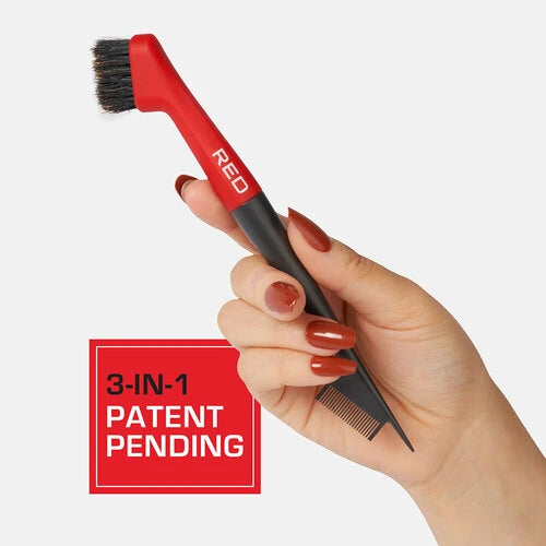 45° Angled Edge Pro Brush with Pin Tail by Red by Kiss