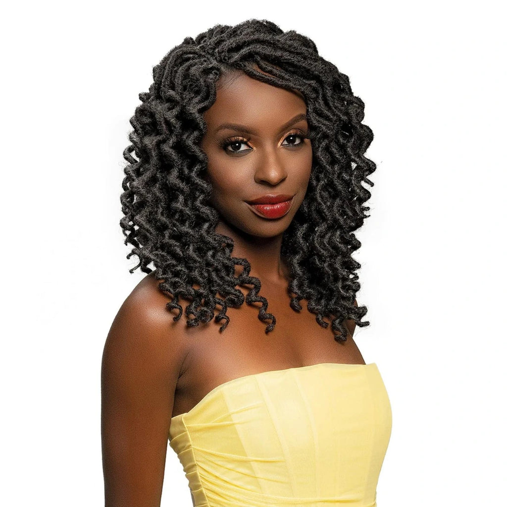 Femi Collection Lova Tress Premium Edition 3X's Curly Crochet Hair Locs 