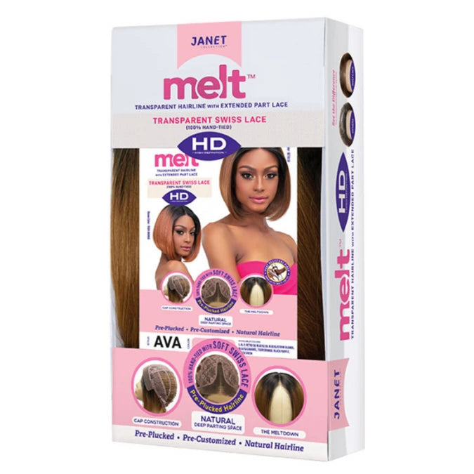 Janet Melt Collection HD Swiss Lace Extended Part Synthetic Wig- Ava