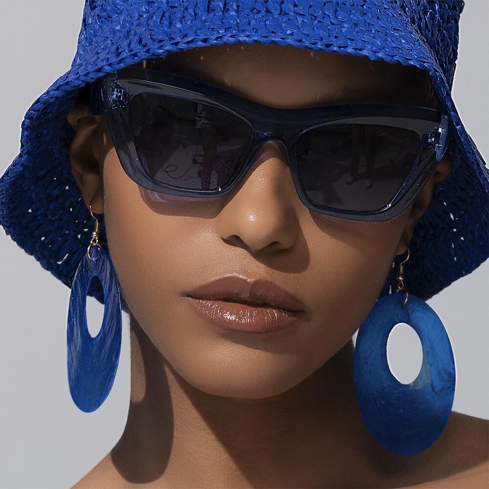 Ivy Beauty Mad Shade Vibrant Sunglasses Blue
