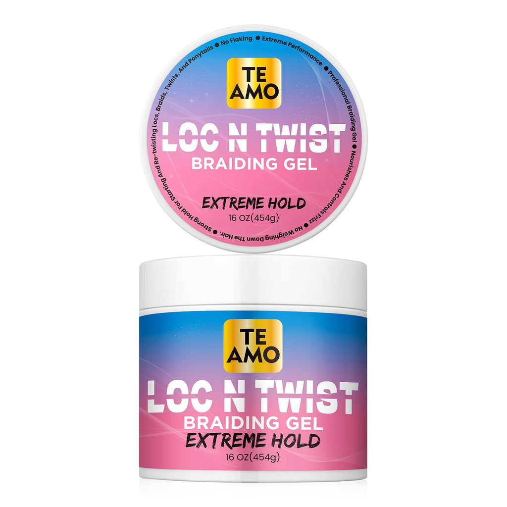 Te Amo Loc N Twist Braiding Gel Extreme Hold - 16 oz