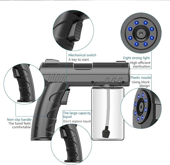 K7 Wireless Multi-Purpose Spray Nano Blue Light Sanitizer/Atomizer