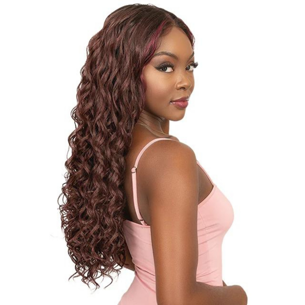 Janet Collection MELT 13x6 HD Human Hair Blend Lace Frontal Wig- HITA