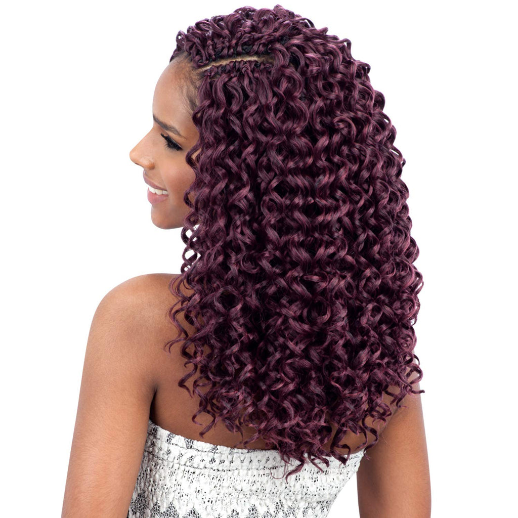 Shake 'N Go Freetress Braid GoGo Curl Crochet Hair- 12"