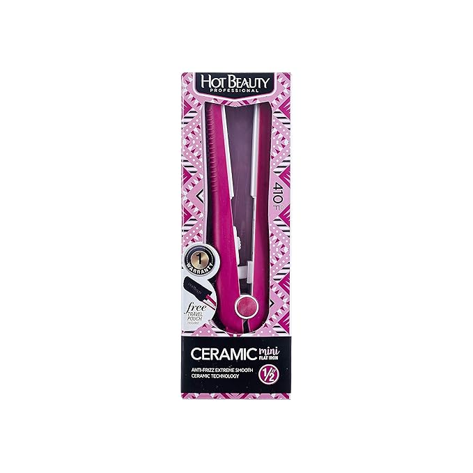Hot Beauty Professional Ceramic Mini Flat Iron 