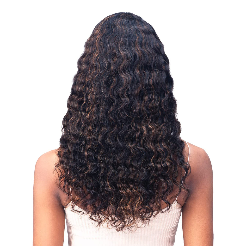 Bobbi Boss Unprocessed 100% Human Hair Wig with Bangs - Deborah