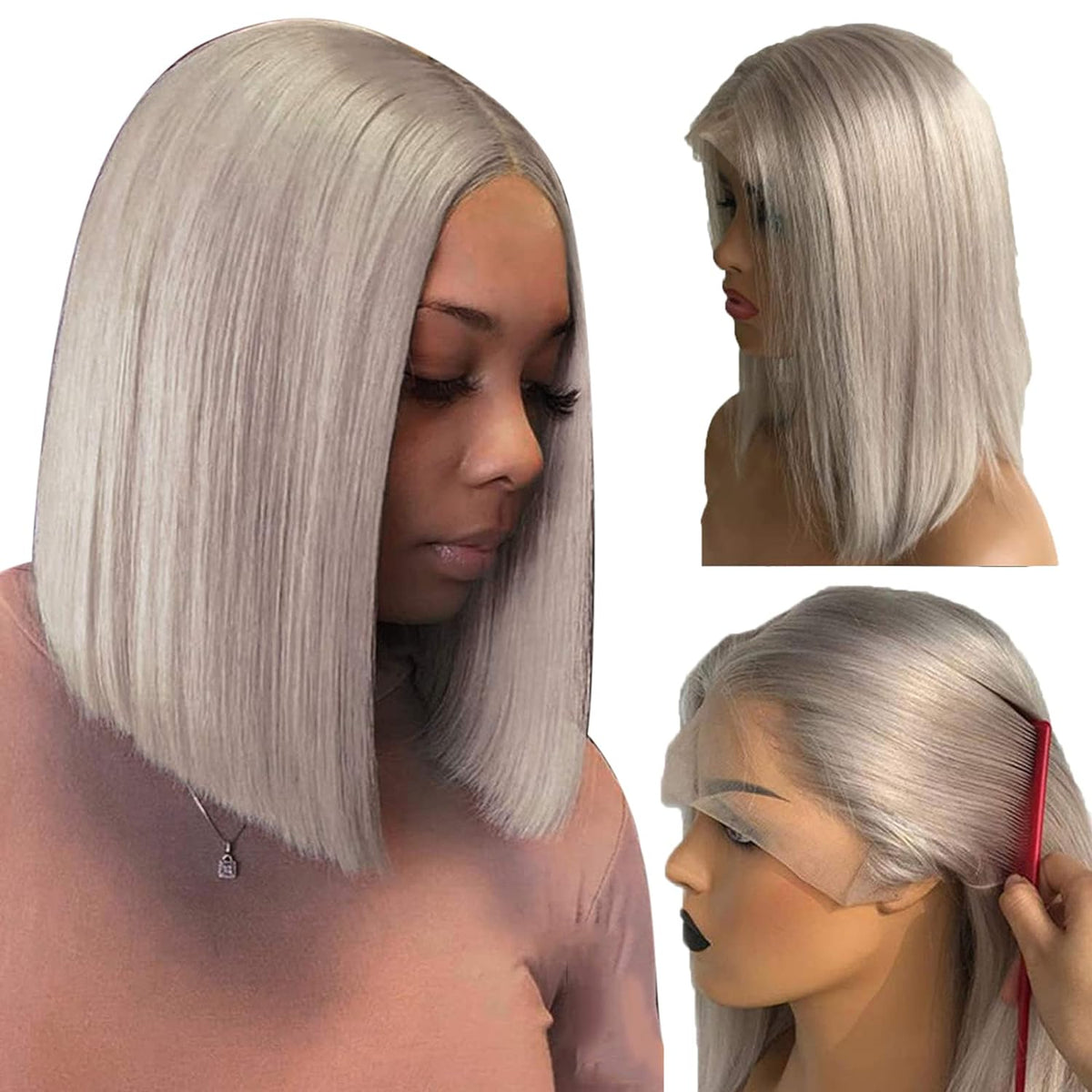 RIO 100% Human Hair HD Lace Frontal Wig 12 inch Red | Supreme Beauty ...
