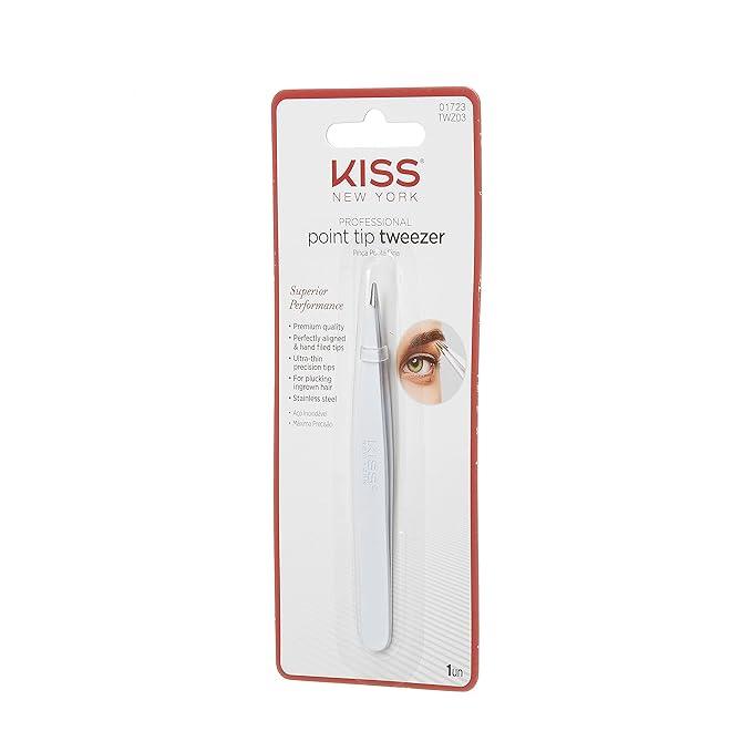 Kiss Point Tip Tweezer, Ultra-thin precision tips, Stainless Steel