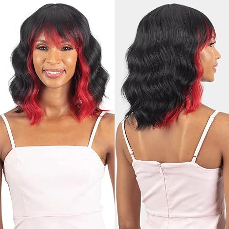 Mayde Beauty Mocha Series 100% Human Hair & Premium Fiber Blend Wig 