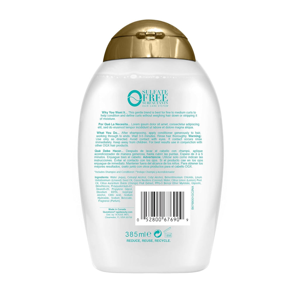 OGX Lightweight + Coconut Fine Curls Conditioner - 13 oz