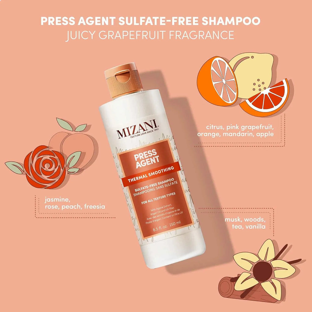 Mizani Press Agent Thermal Smoothing Sulfate-Free Shampoo - 8.5 oz