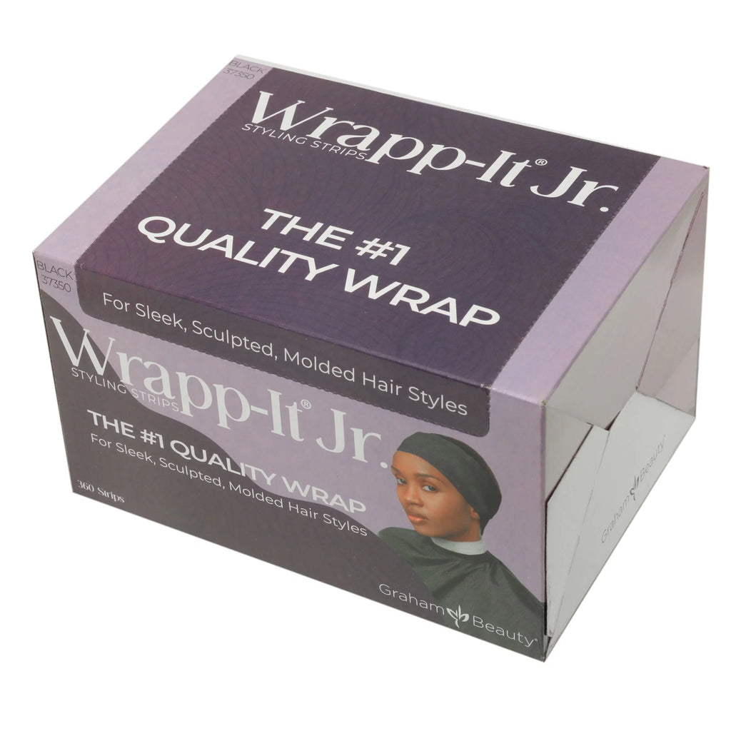 Wrapp-It Jr. Styling Strips - Black 360 Strips Total