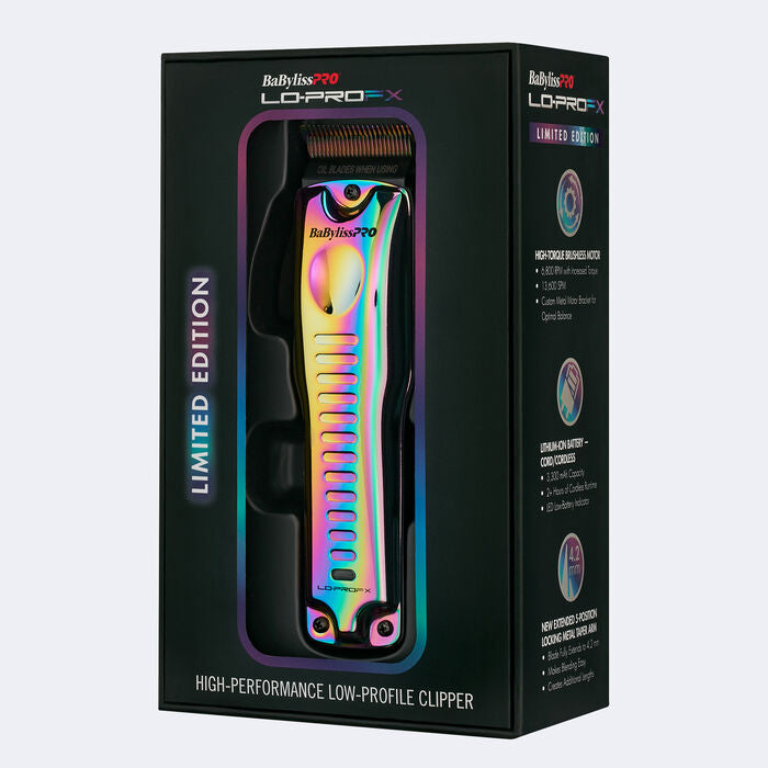 BabylissPro® LO-PROFX Iridescent High-Performance Low-Profile Clipper